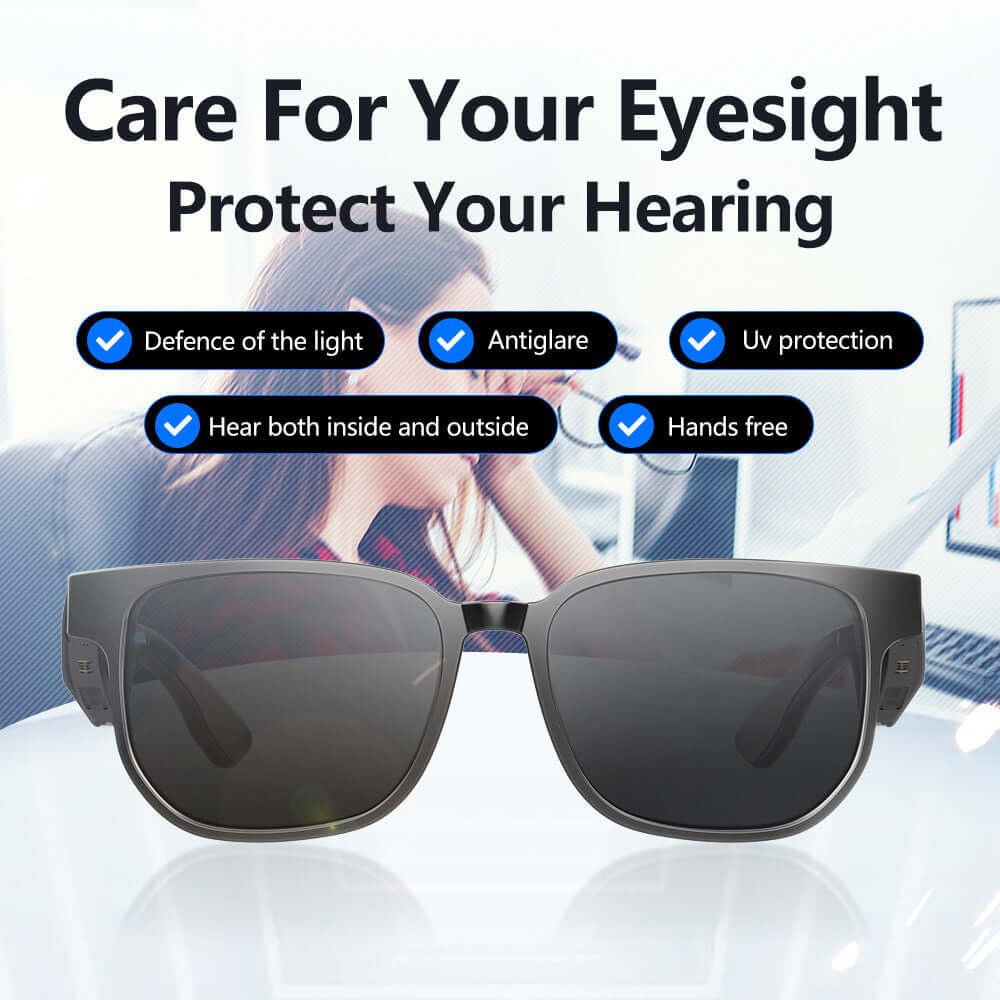 Bluetooth Smart Glasses Music Call