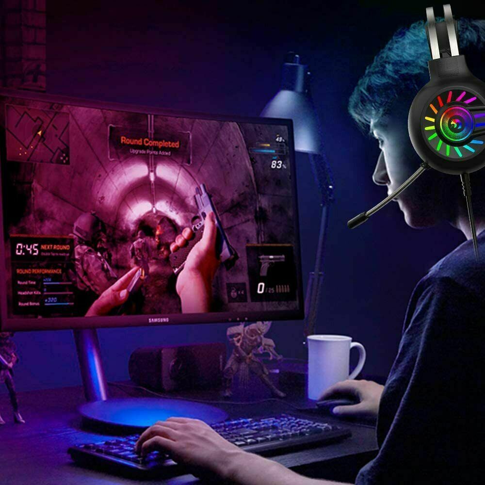 G10 Gaming Headset with RGB lighting.