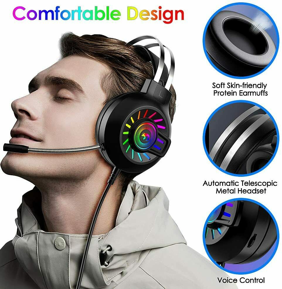 G10 Gaming Headset with RGB lighting.