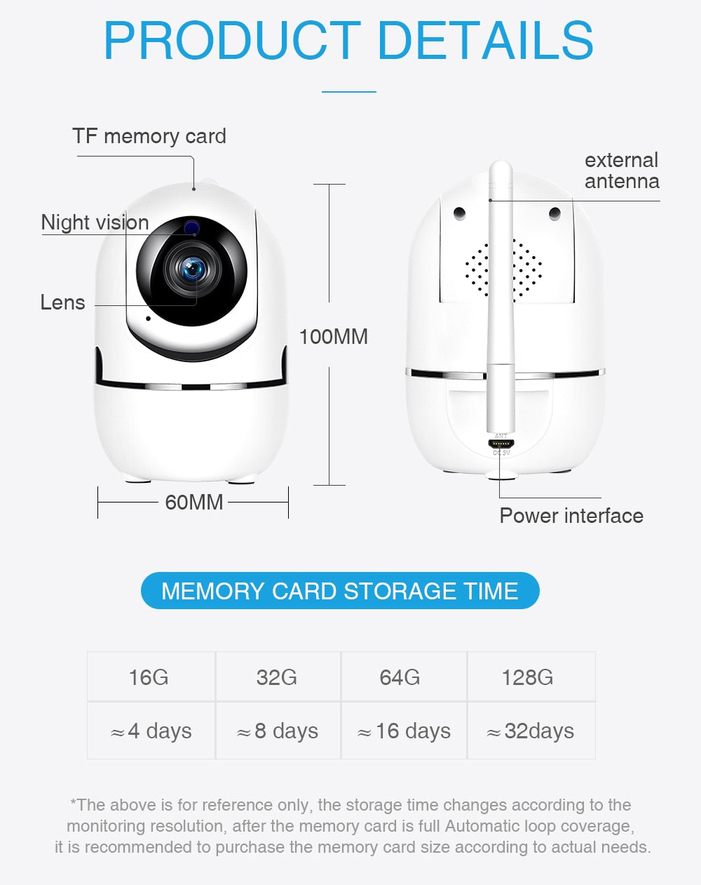 YCC365 Plus Smart Home Security Wireless CCTV IP Camera