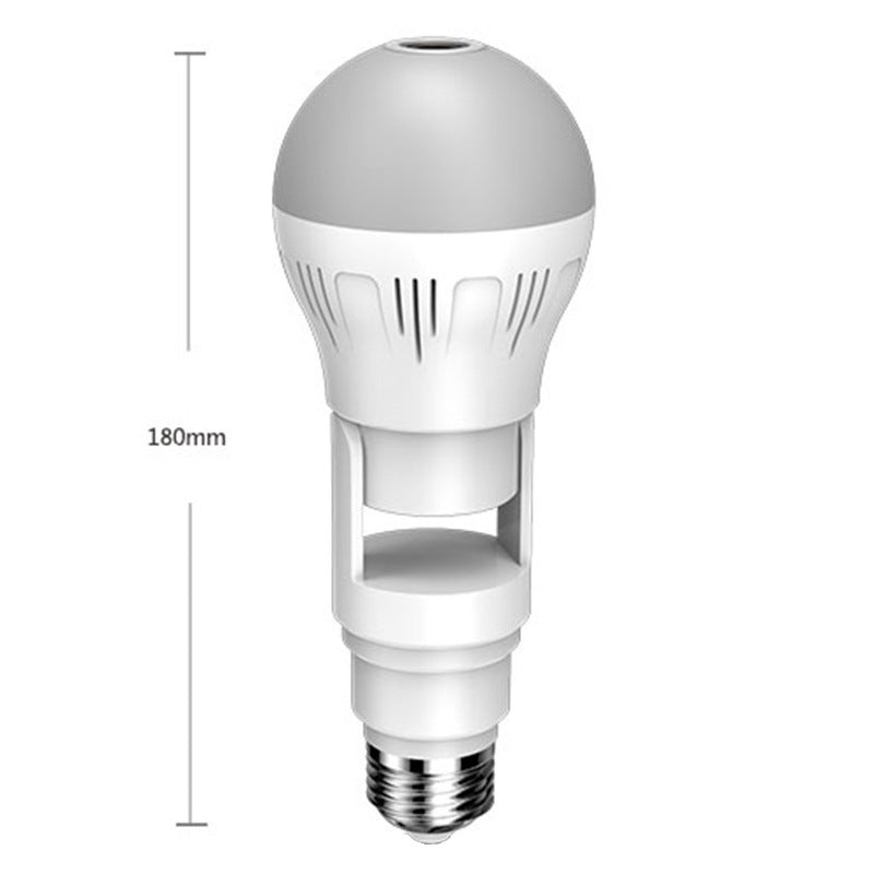 360-degree Panoramic Light Bulb Security Camera
