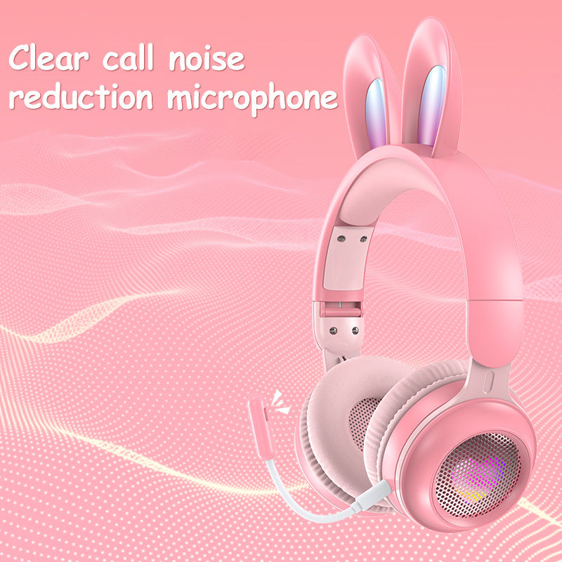 Bunny ear Bluetooth headphones