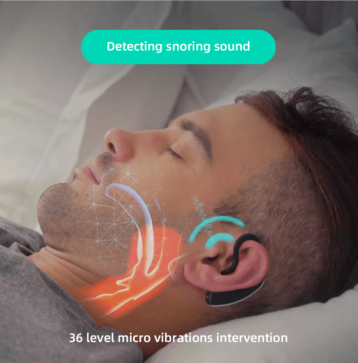 Snore Circle Snore Earset E4 anti-snoring device.
