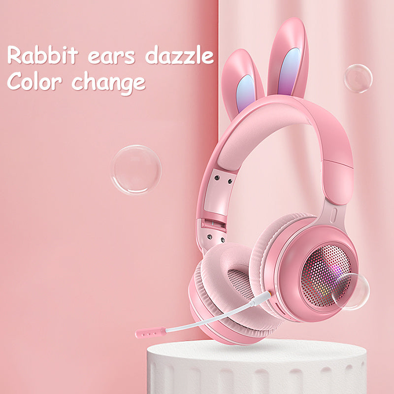 Bunny ear Bluetooth headphones